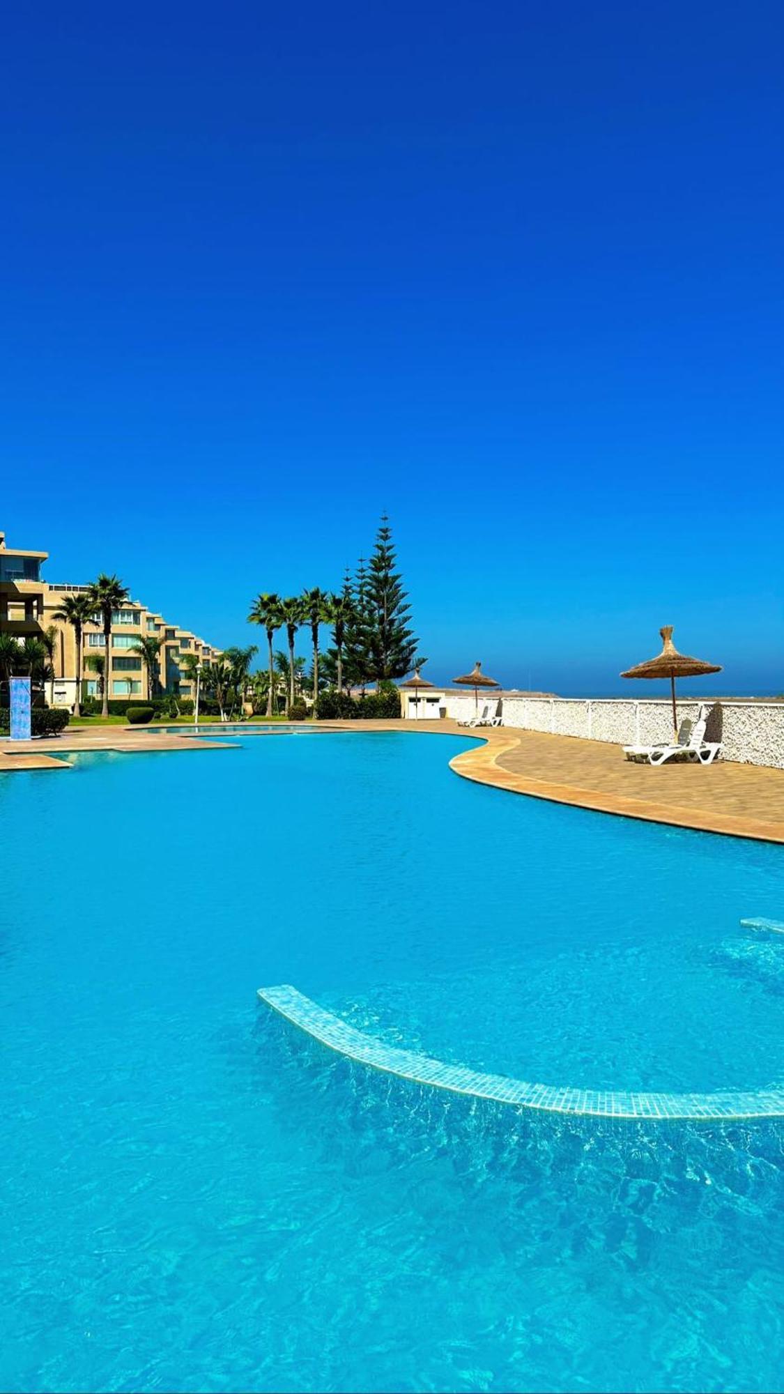 Cozy & Luxurious Apartment With Seaview Bouznika Luaran gambar
